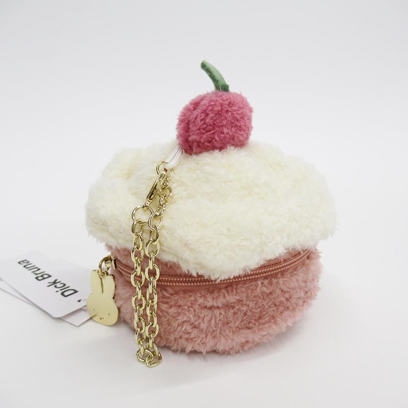 Miffy ダイカットポーチ  さくらんぼﾞケーキ
